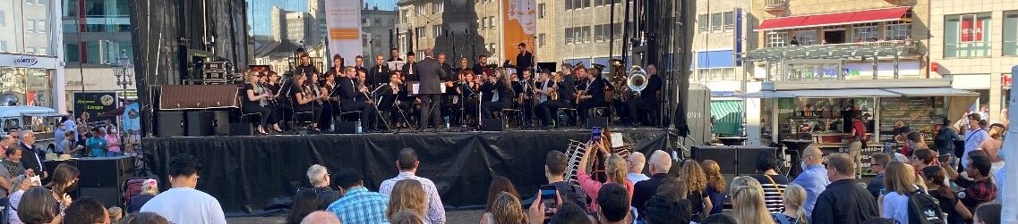 Musikschulfest auf dem Bonner Marktplatz