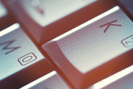 Nahaufnahme Tastatur